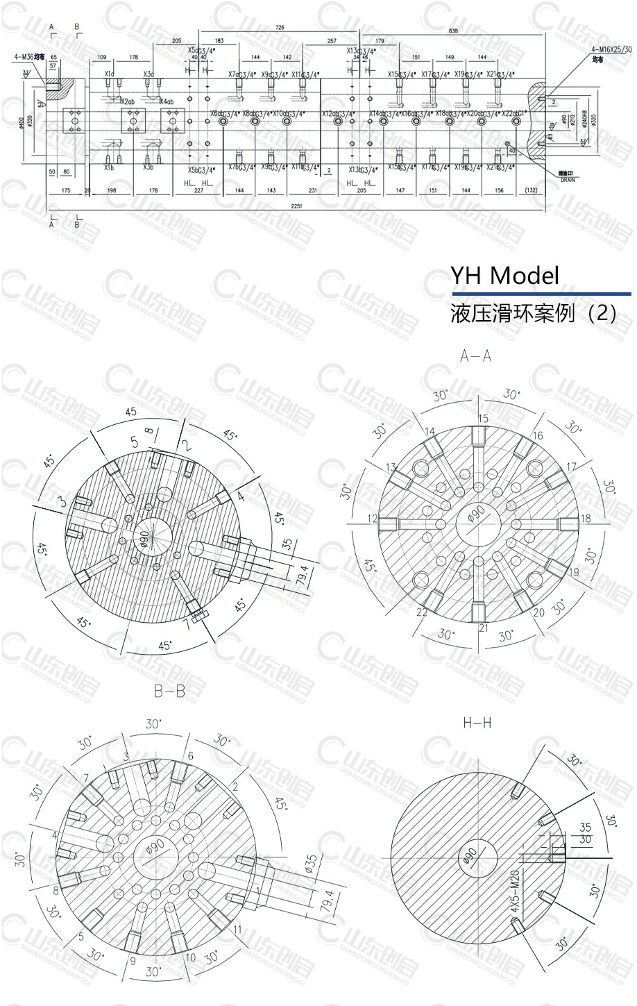 盾构机用液压滑环